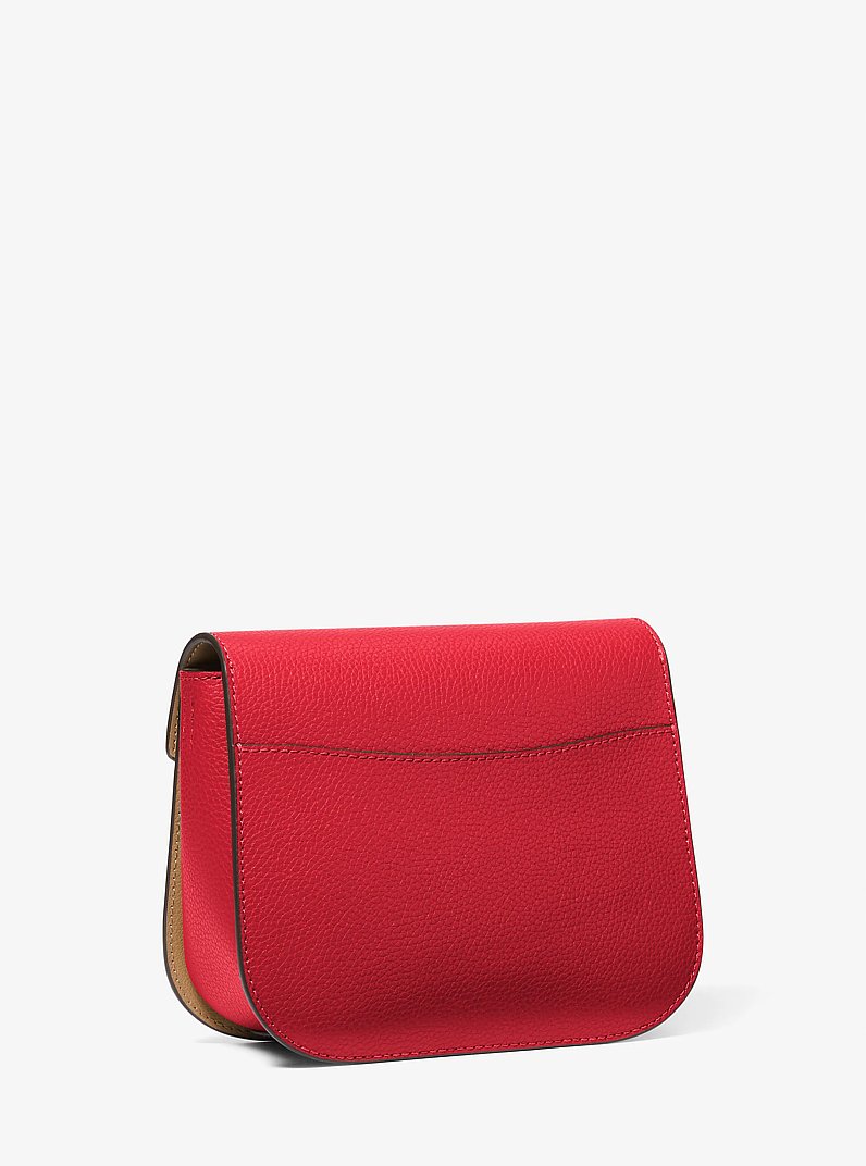 Emilia Small Leather Crossbody Bag in BRIGHT RED | Michael Kors