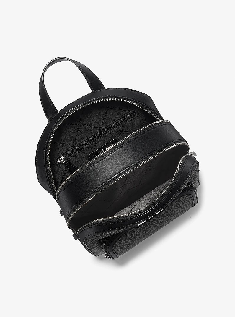 Mochila Jaycee mediana ombr&eacute; con logotipo exclusivo in NEGRO | Michael Kors