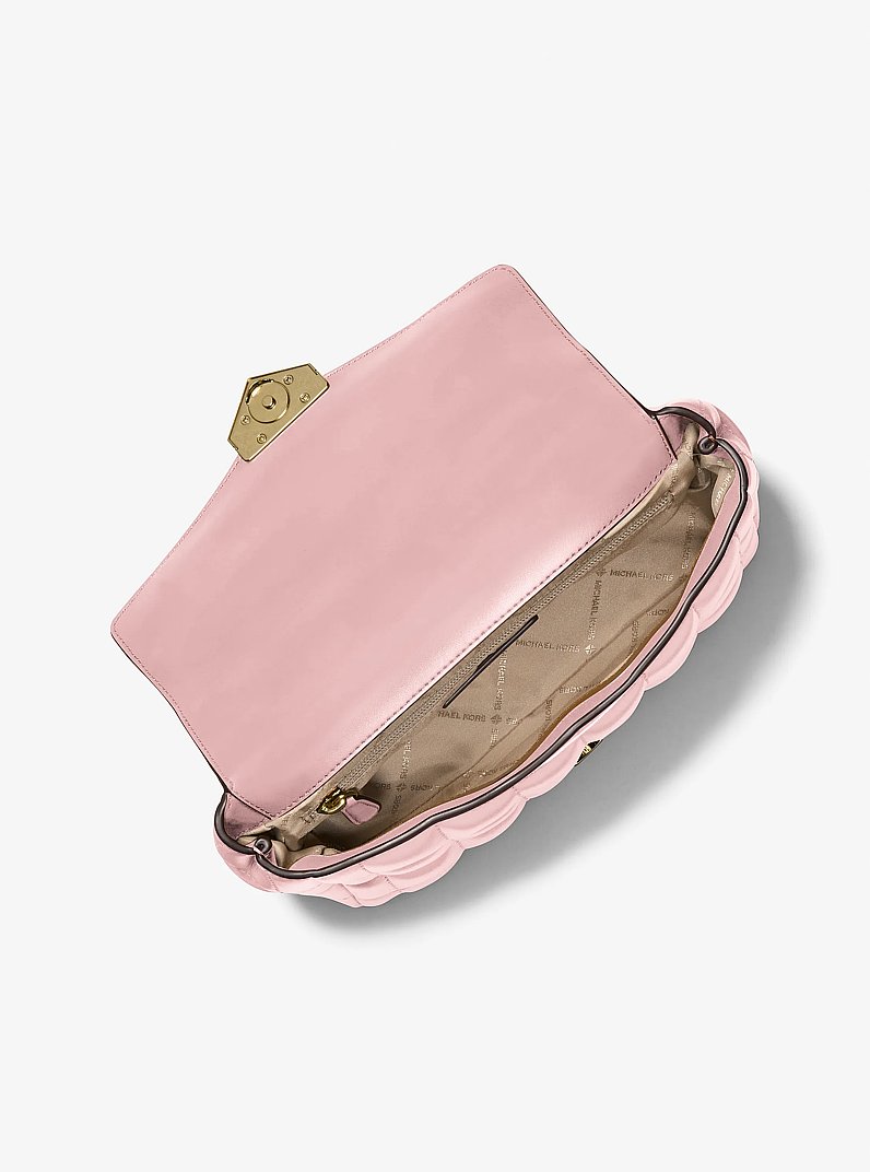 Grand sac &agrave; &eacute;paule Soho matelass&eacute; in ROSE POUDR&Eacute; | Michael Kors