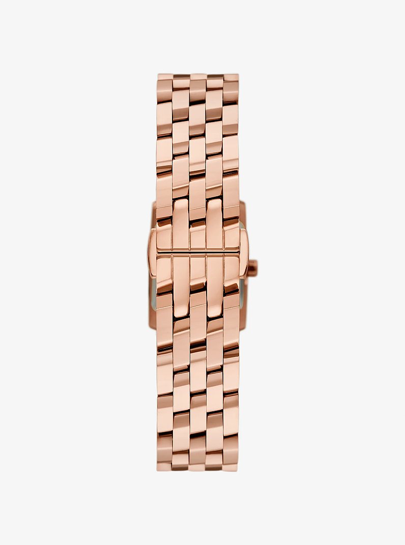 Micro Georgie Rose-Gold Tone Watch in ROSE GOLD | Michael Kors