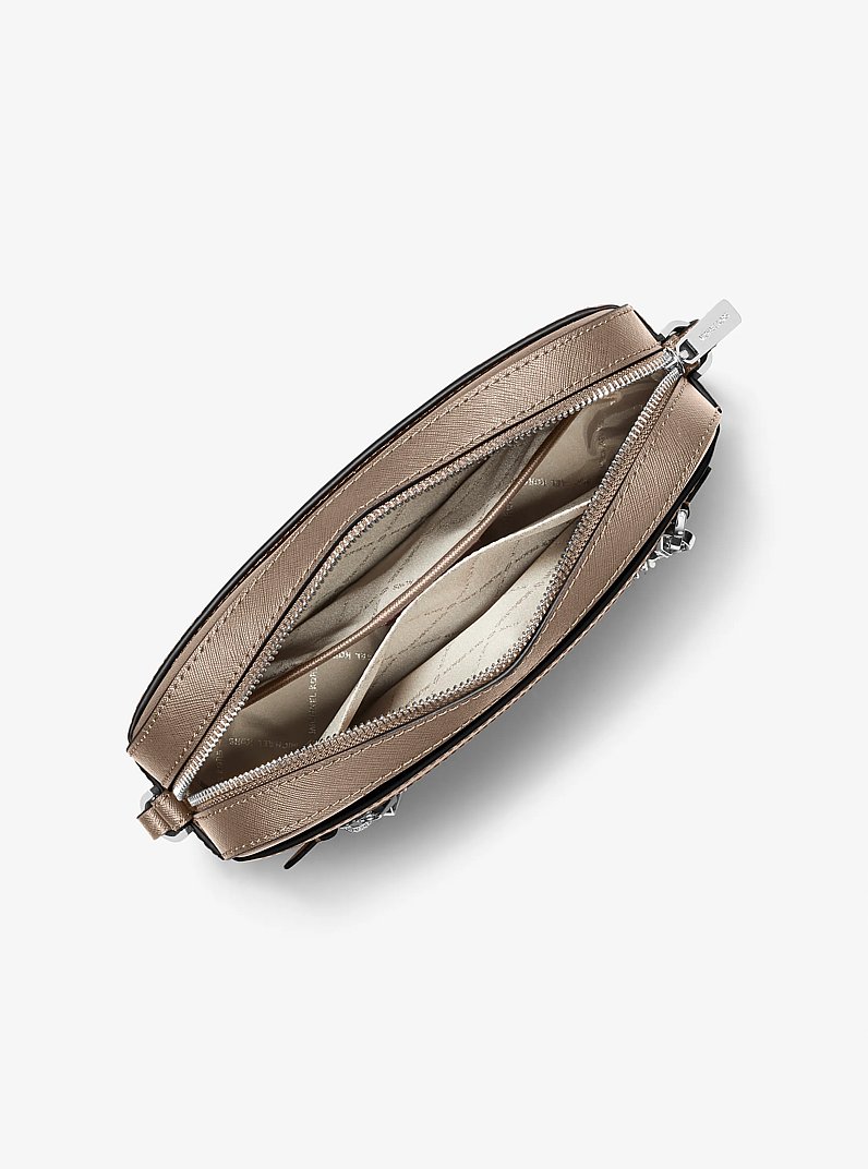 Bolsa cruzada Jet Set grande de piel Saffiano in CREP&Uacute;SCULO | Michael Kors