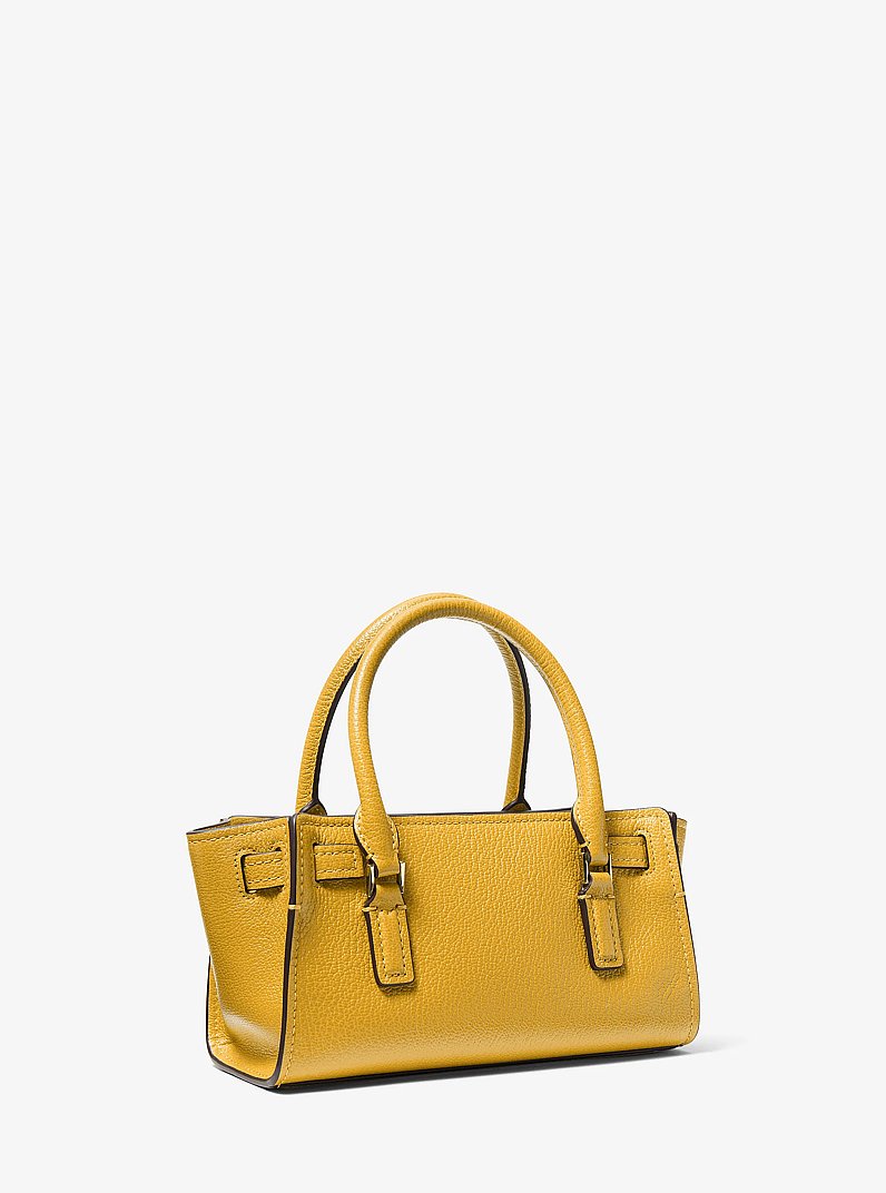Borsa a tracolla Hamilton Moderne extra-small in pelle in CHARTREUSE | Michael Kors