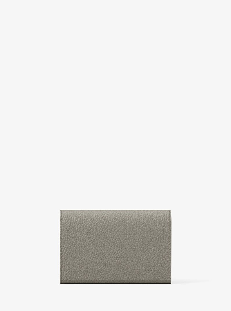 Hudson Pebbled Leather Card Case in BIRCH | Michael Kors