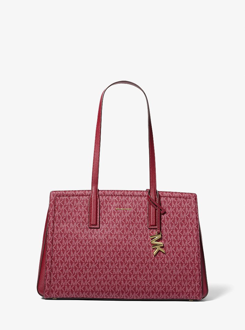 Laila Medium Signature Logo Tote Bag