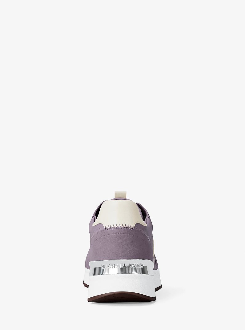 Remy Mixed-Media Trainer in LILAC | Michael Kors