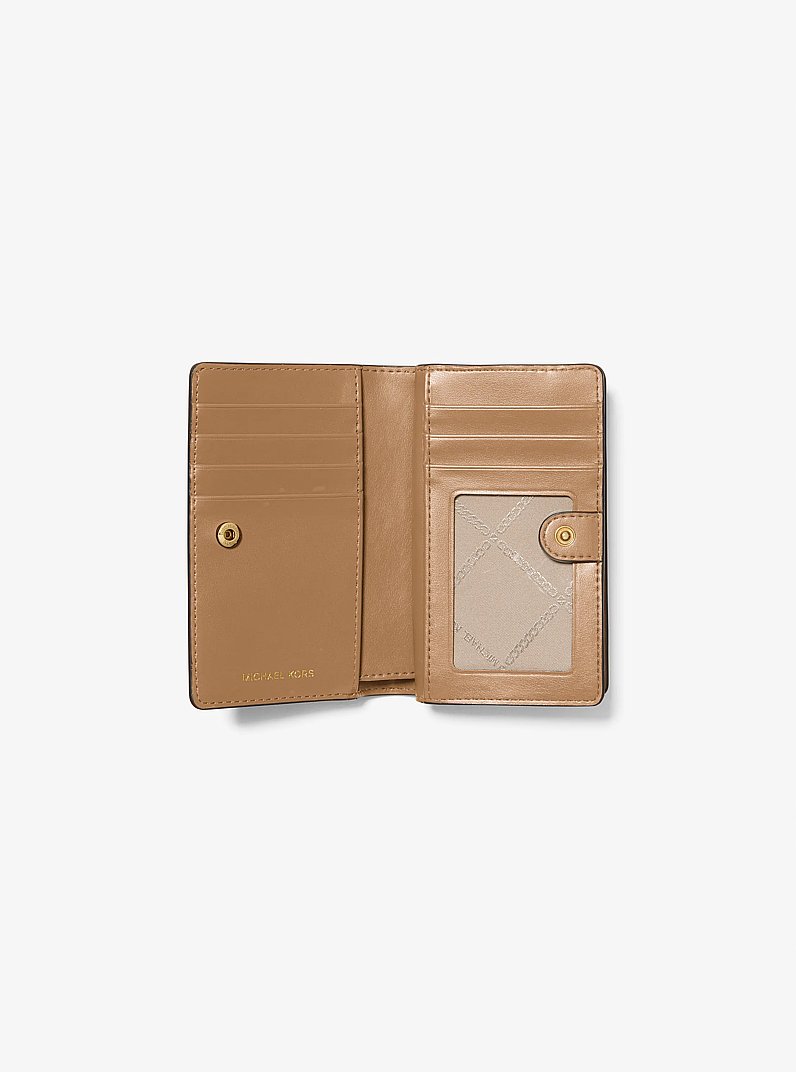 Medium Pebbled Leather Wallet in HUSK | Michael Kors
