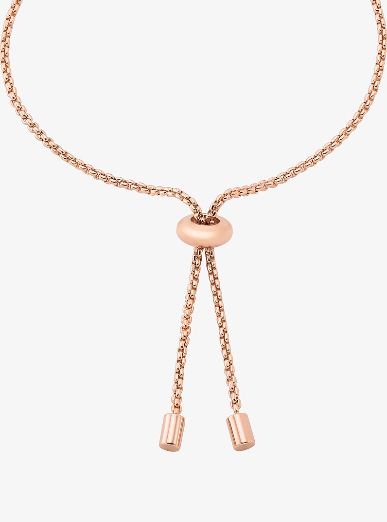 Pav&eacute; Halo Slider Bracelet in ROSE GOLD | Michael Kors