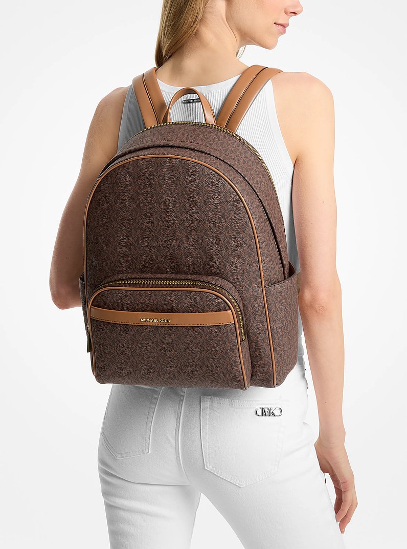 Bex Large Logo  Backpack in BRN/ACORN | Michael Kors