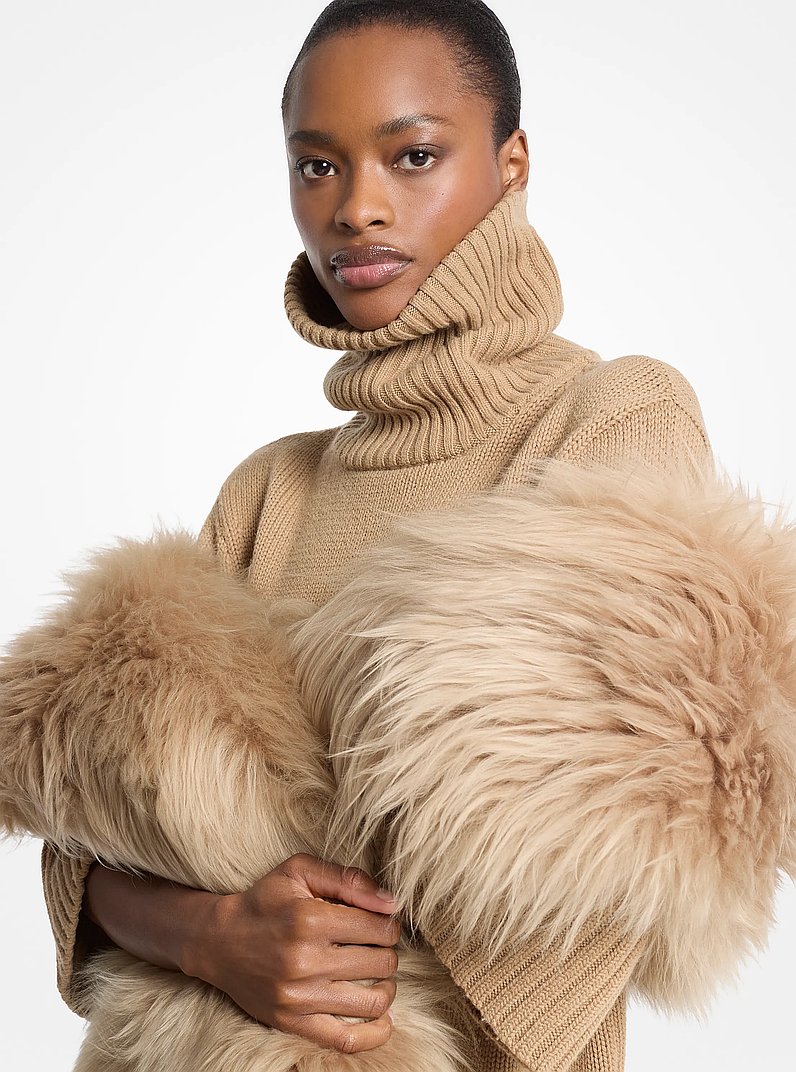 Shearling Stole, image 3 of 4