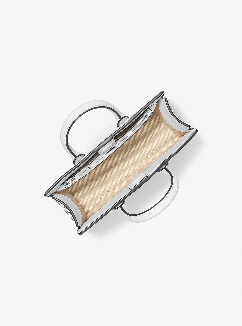 Scarlett Extra-Small Signature Logo Crossbody Bag in OPT/ALLUM | Michael Kors