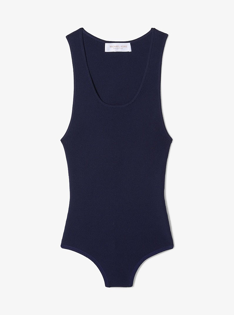 Body el&aacute;stico de viscosa in MARITIME | Michael Kors