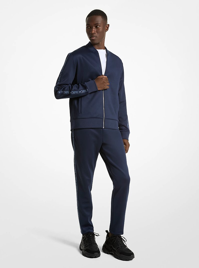 Veste de surv&ecirc;tement en tricot avec bordure &agrave; logos Empire