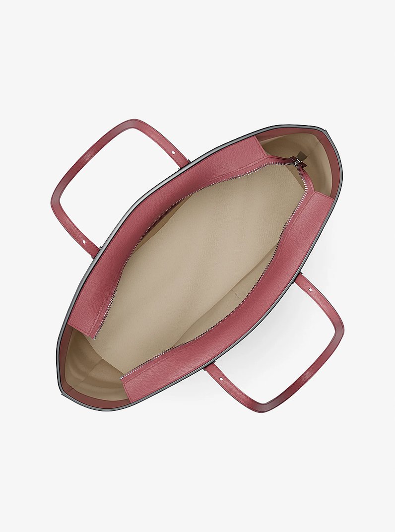 Shopper Quinn Large aus gekrispeltem Leder in PALISANDER | Michael Kors