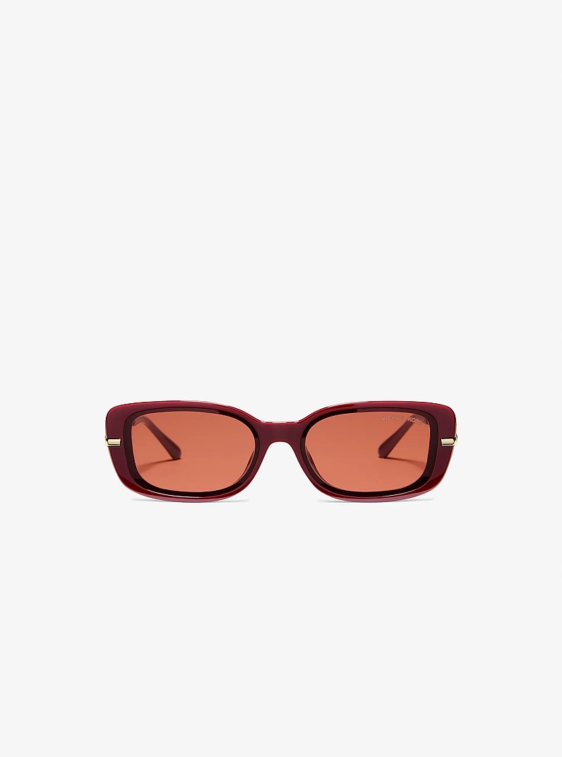 Capella Sunglasses in DEEP RED | Michael Kors