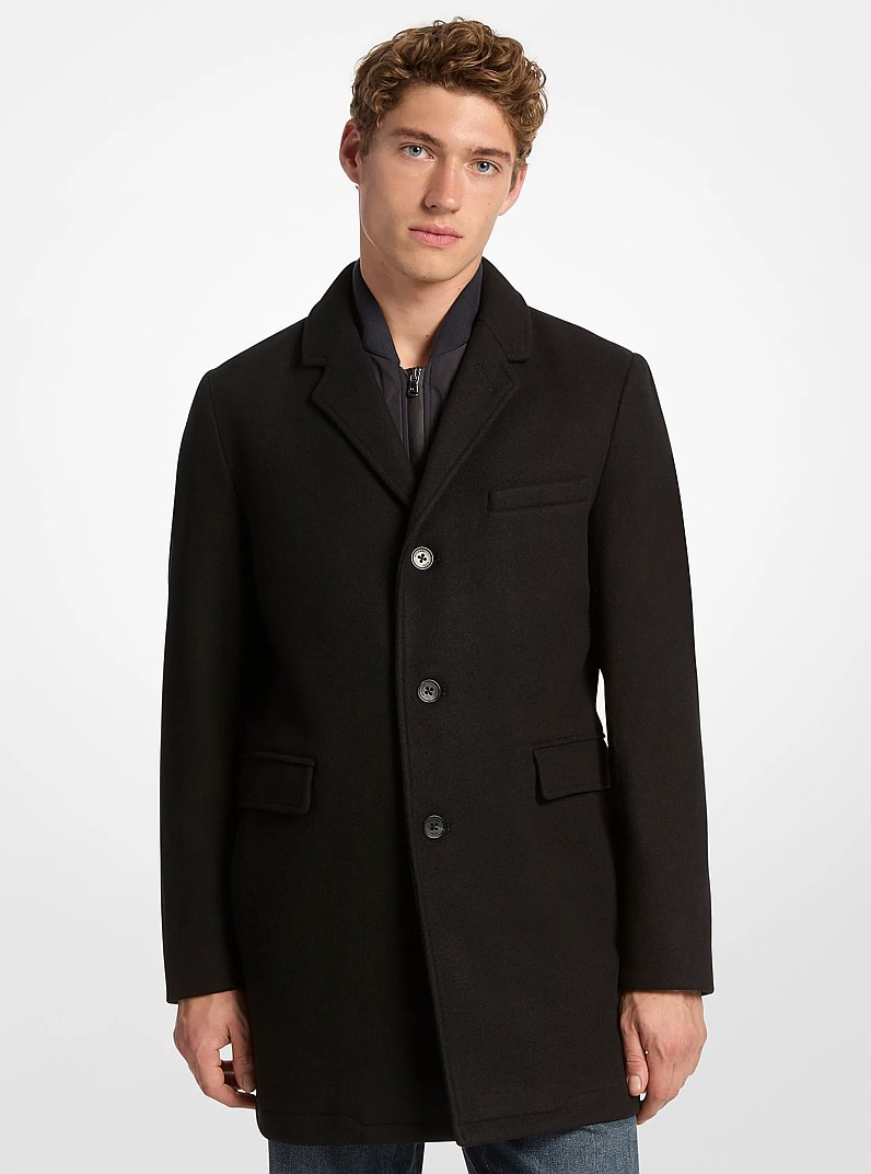 Wool Blend Coat in BLACK - Sale | Michael Kors [US]