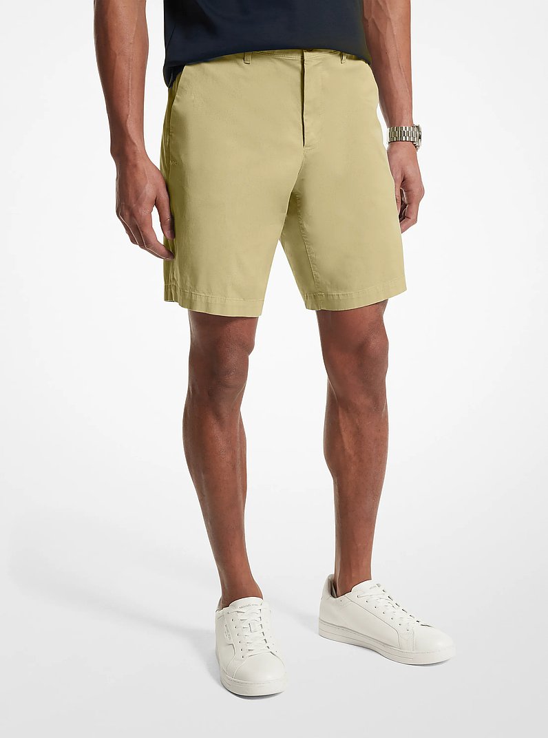 Shorts in cotone stretch