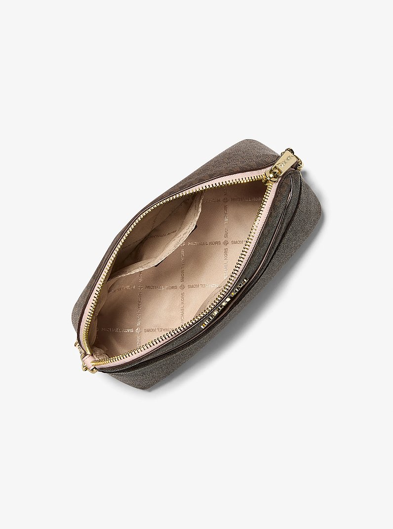 Jet Set Travel Medium Logo Dome Crossbody Bag
