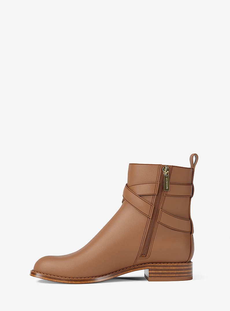 Rory Leather Ankle Boot in LUGGAGE | Michael Kors