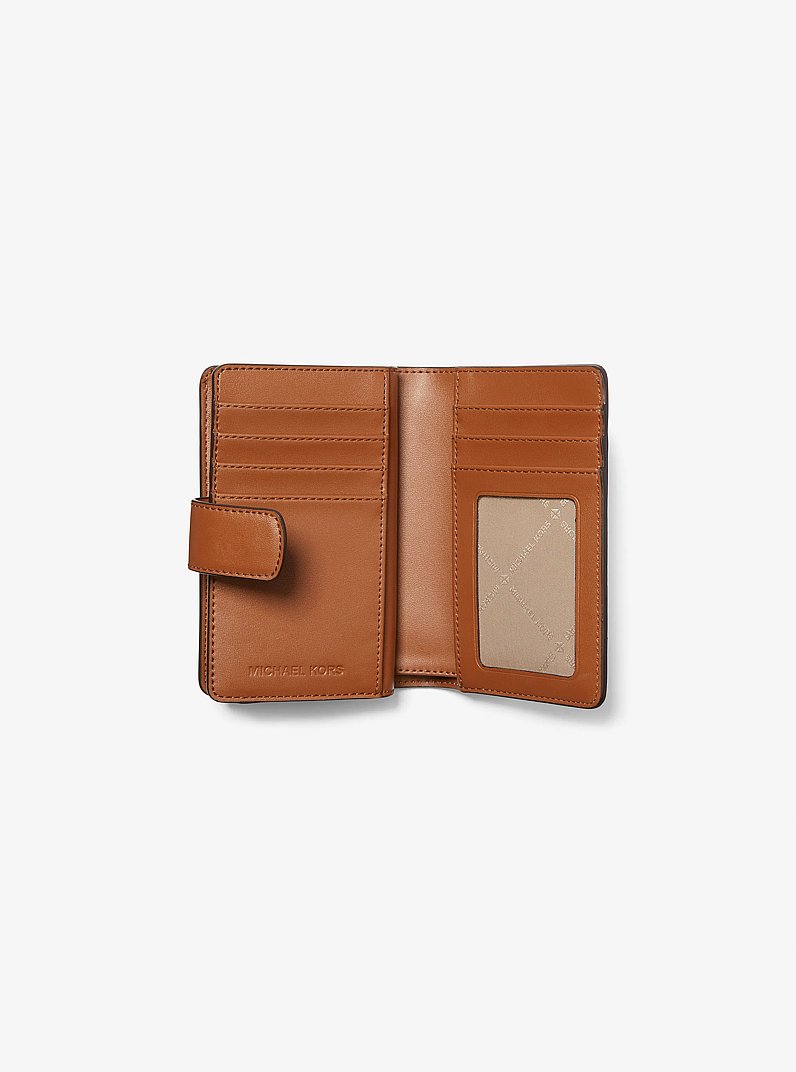 Medium Signature Logo Wallet in VANILLA | Michael Kors