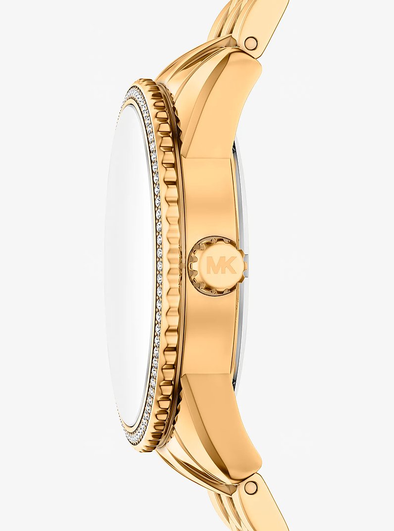 Armbanduhr Bryant im Goldton mit Pav&eacute; in GOLDTON | Michael Kors