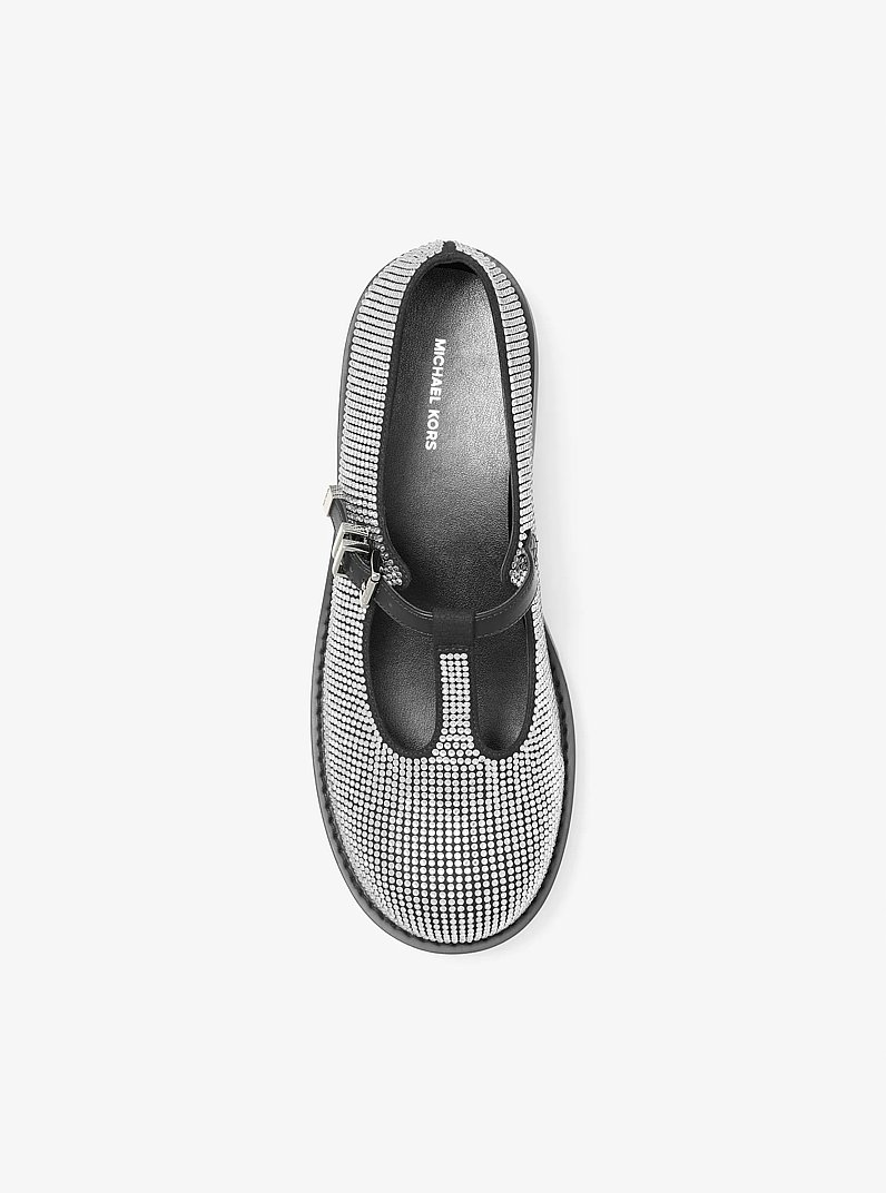 Darrington Embellished Mary Jane Loafer in BLACK | Michael Kors