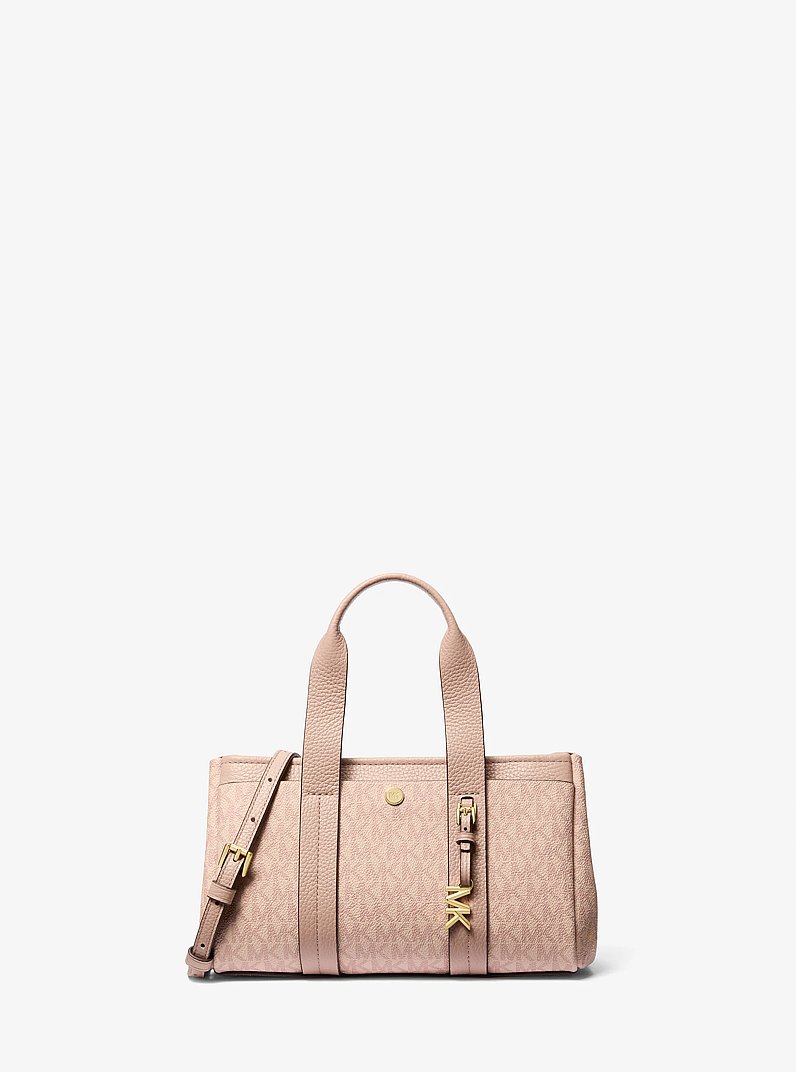 Romee Extra-Small Signature Logo Crossbody Bag in BALLET | Michael Kors