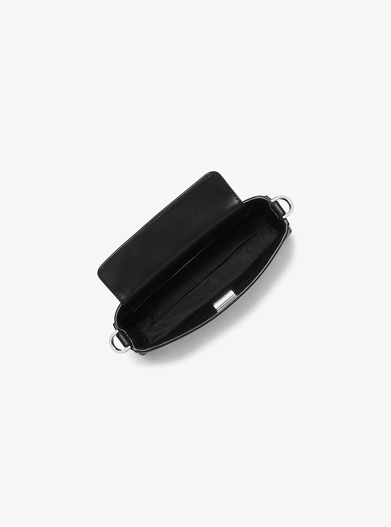 Enveloptas Bryant met kenmerkend logo, aanpasbaar en klein in ZWART | Michael Kors