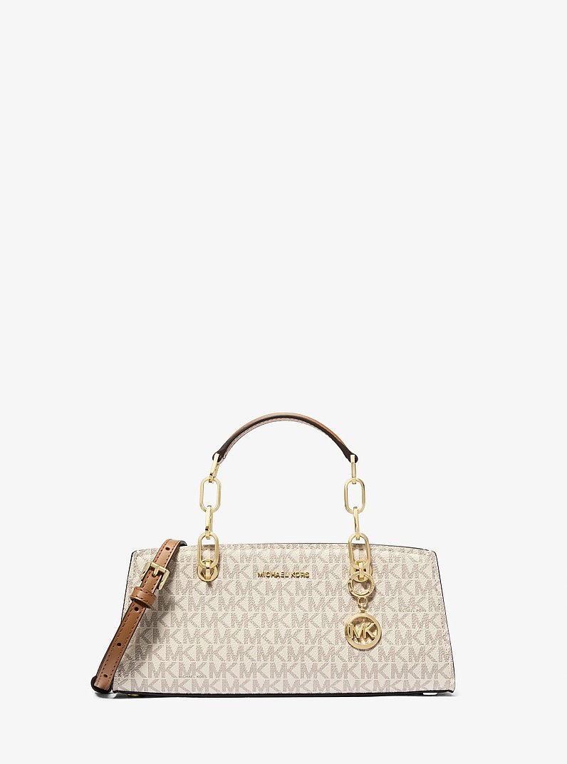 Cynthia Small Signature Logo Satchel