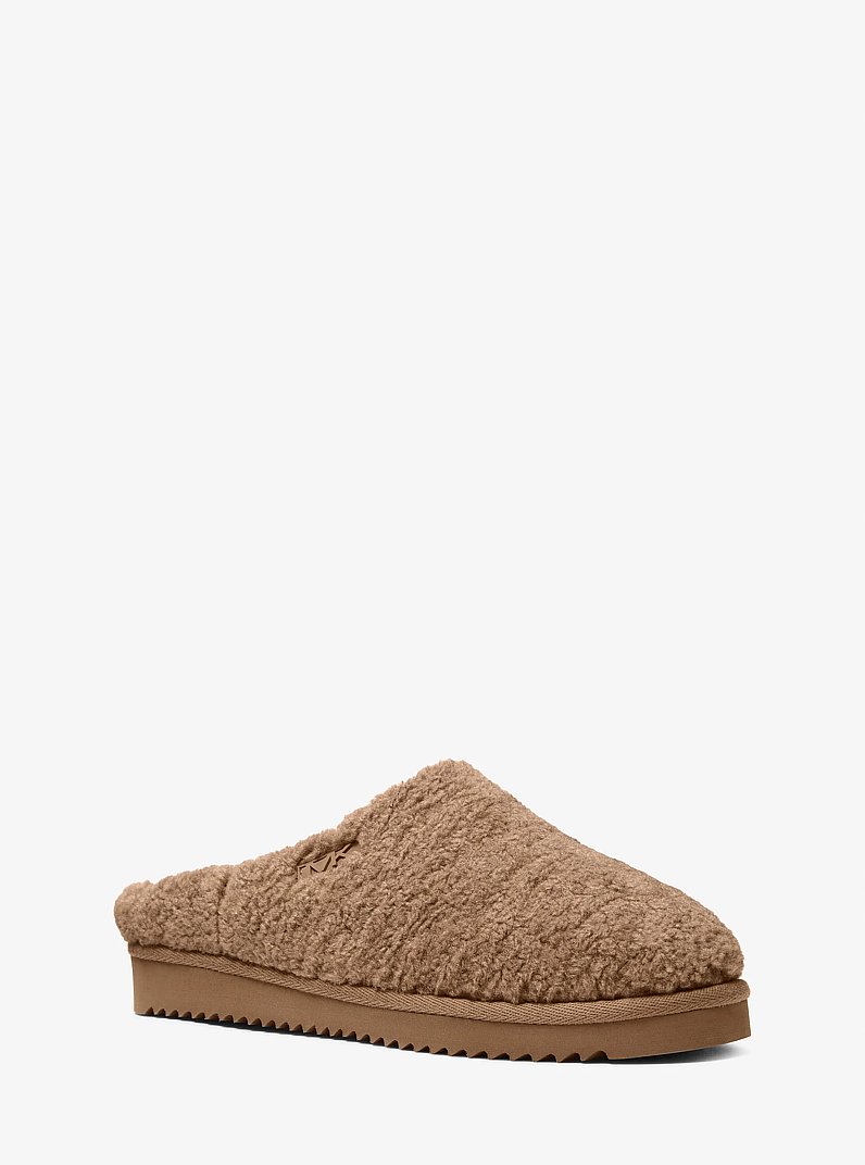 Seb Faux Shearling Slipper in DRIFTWOOD | Michael Kors