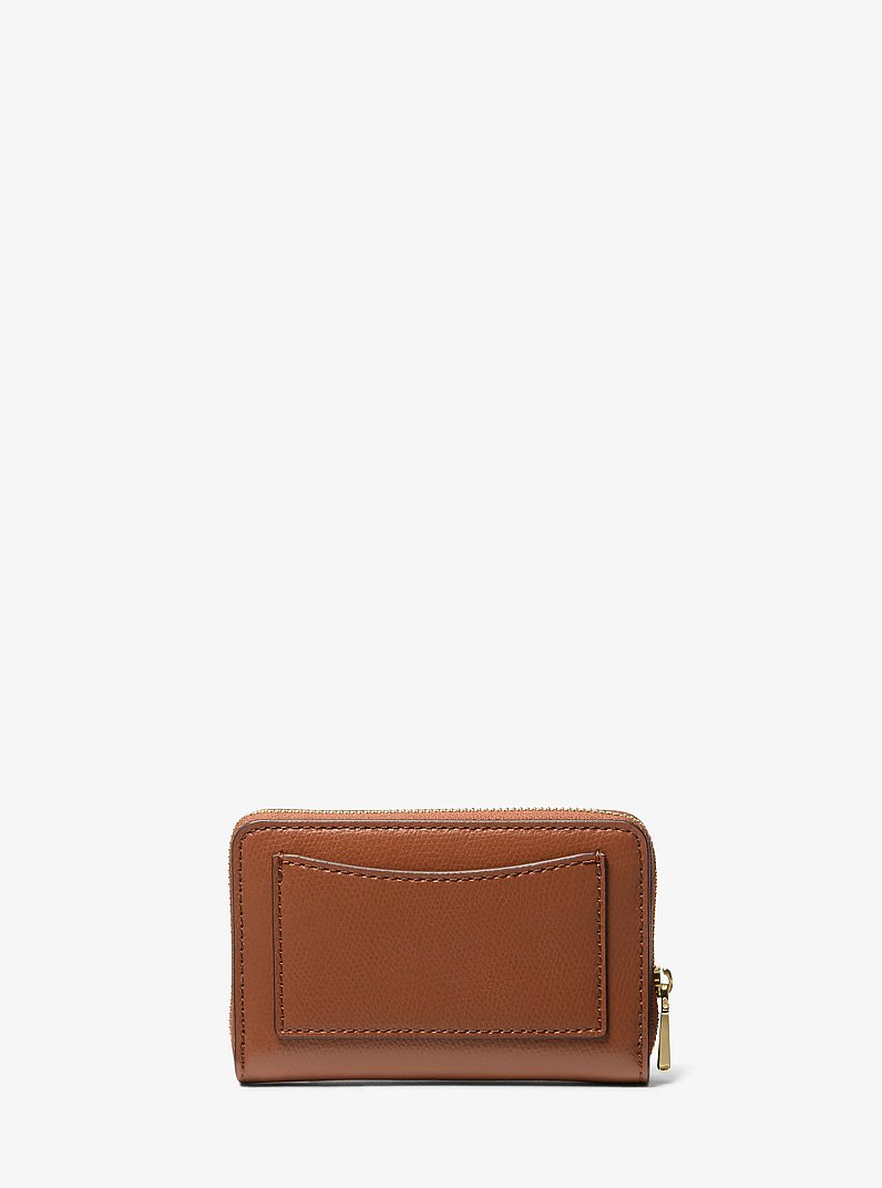 Jet Set Small Leather Wallet in LUGGAGE | Michael Kors