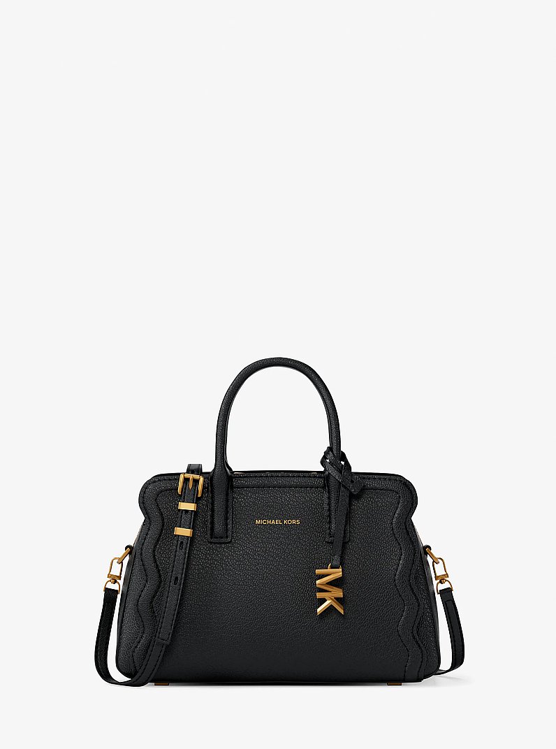 Laila Extra-Small Pebbled Leather Convertible Crossbody Bag in