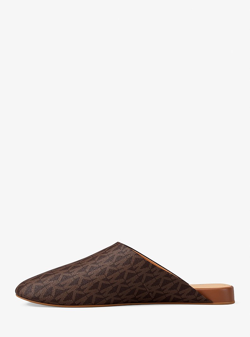 Mule Cady mit Signature-Logomuster in BRAUN | Michael Kors