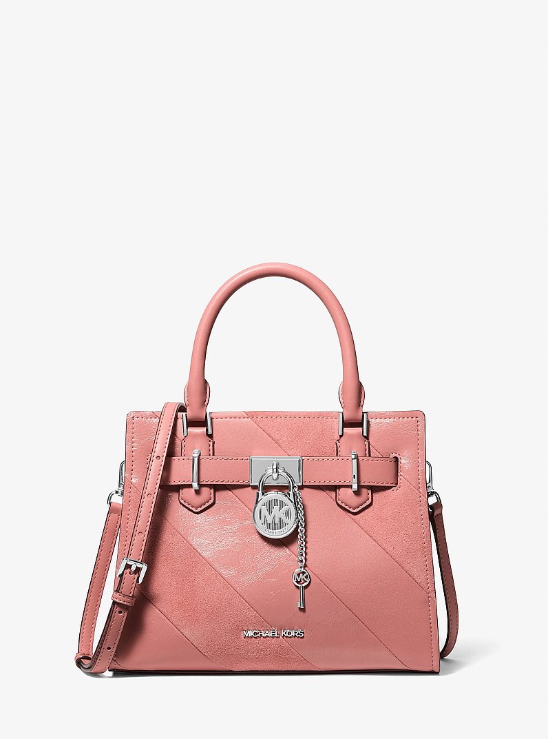 Hamilton Small Convertible Satchel in SUNSET ROSE | Michael Kors
