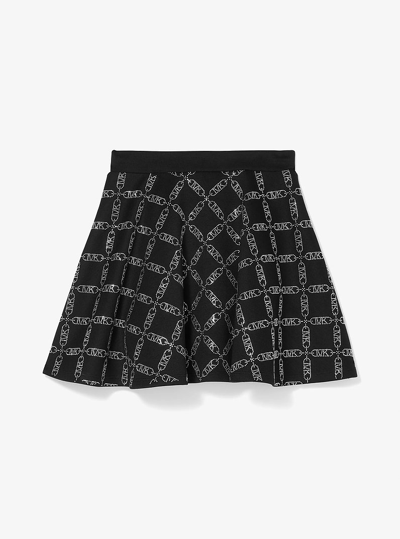 Embellished Empire Diamond Skirt in BLACK | Michael Kors