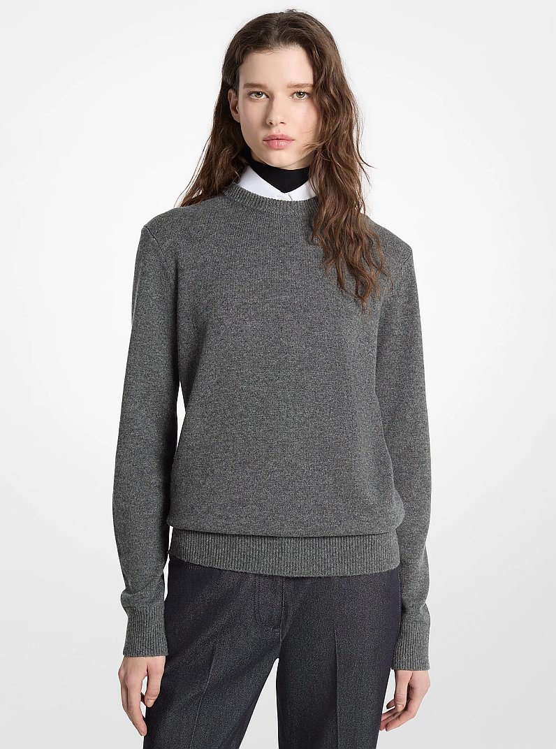 Cashmere Sweater in GRAPHITE MEL | Michael Kors