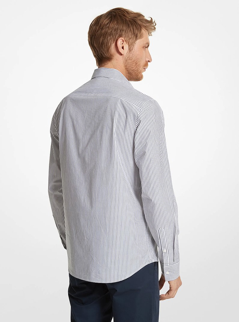 Striped Stretch Cotton Shirt