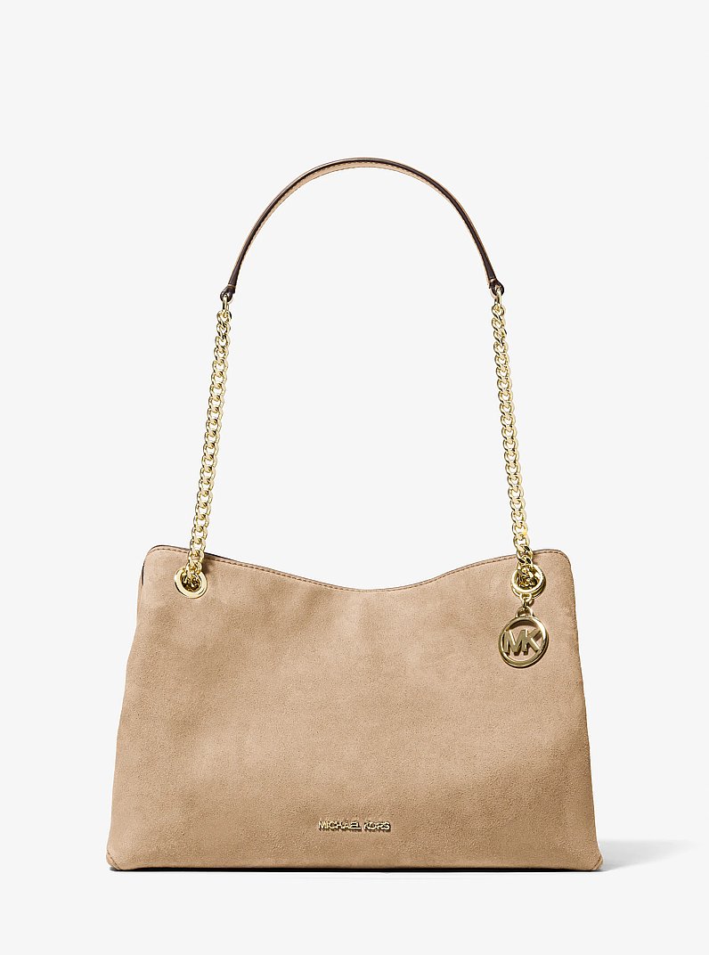 Christina Medium Messenger Bag in POIL DE CHAMEAU | Michael Kors