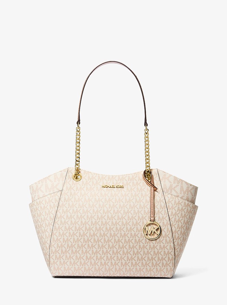 Bolso de hombro Jet Set grande con logotipo in DORADO ROSA | Michael Kors