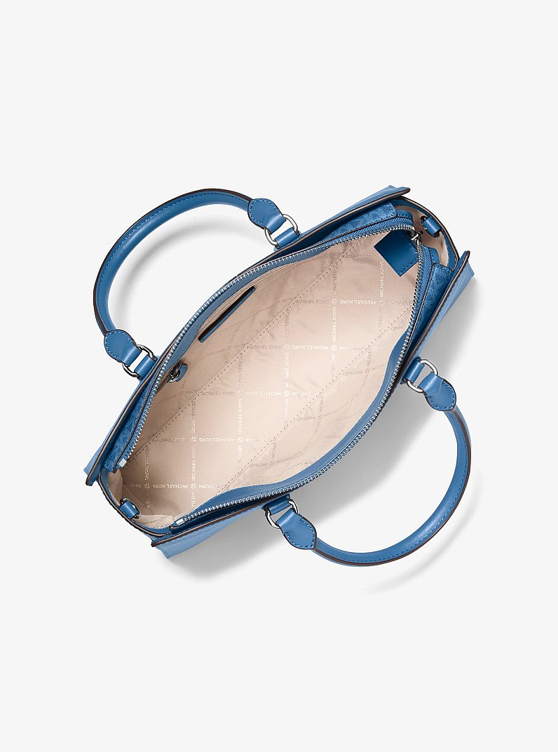 Arden Medium Top-Zip Satchel in GALAXY BLUE | Michael Kors