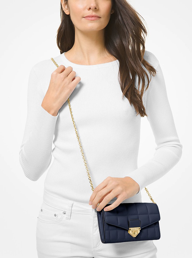 Soho Large Quilted Leather Convertible Shoulder Bag