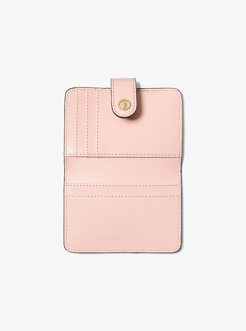 Jet Set Travel Small Signature Logo Billfold Wallet in POWDER BLUSH | Michael Kors