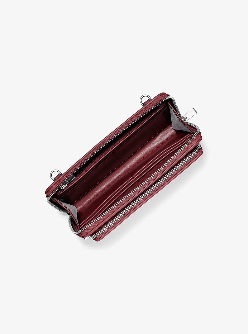 Jet Set Large Nylon Crossbody Bag in OXBLOOD | Michael Kors