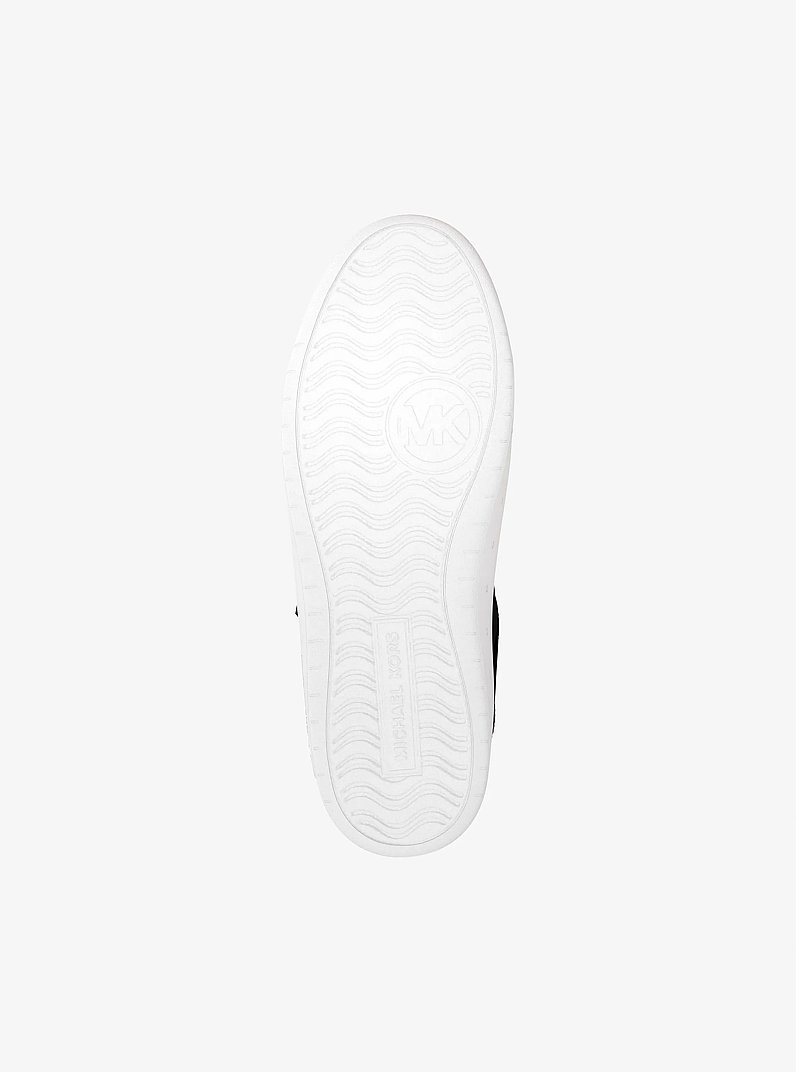 Kai Mixed-Media Sneaker in BLACK | Michael Kors
