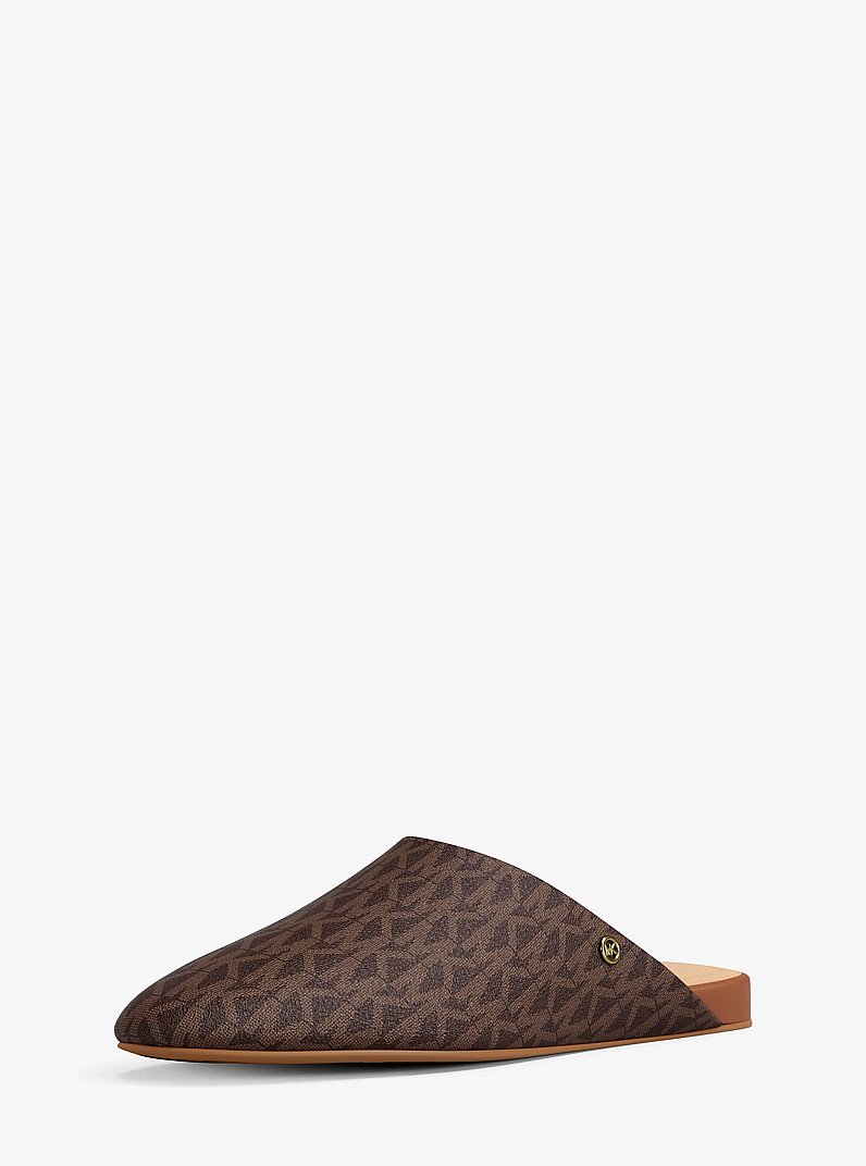 Mule Cady mit Signature-Logomuster in BRAUN | Michael Kors