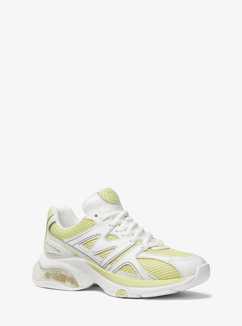 Kit Extreme Mesh and Leather Trainer in YUZU MULTI | Michael Kors