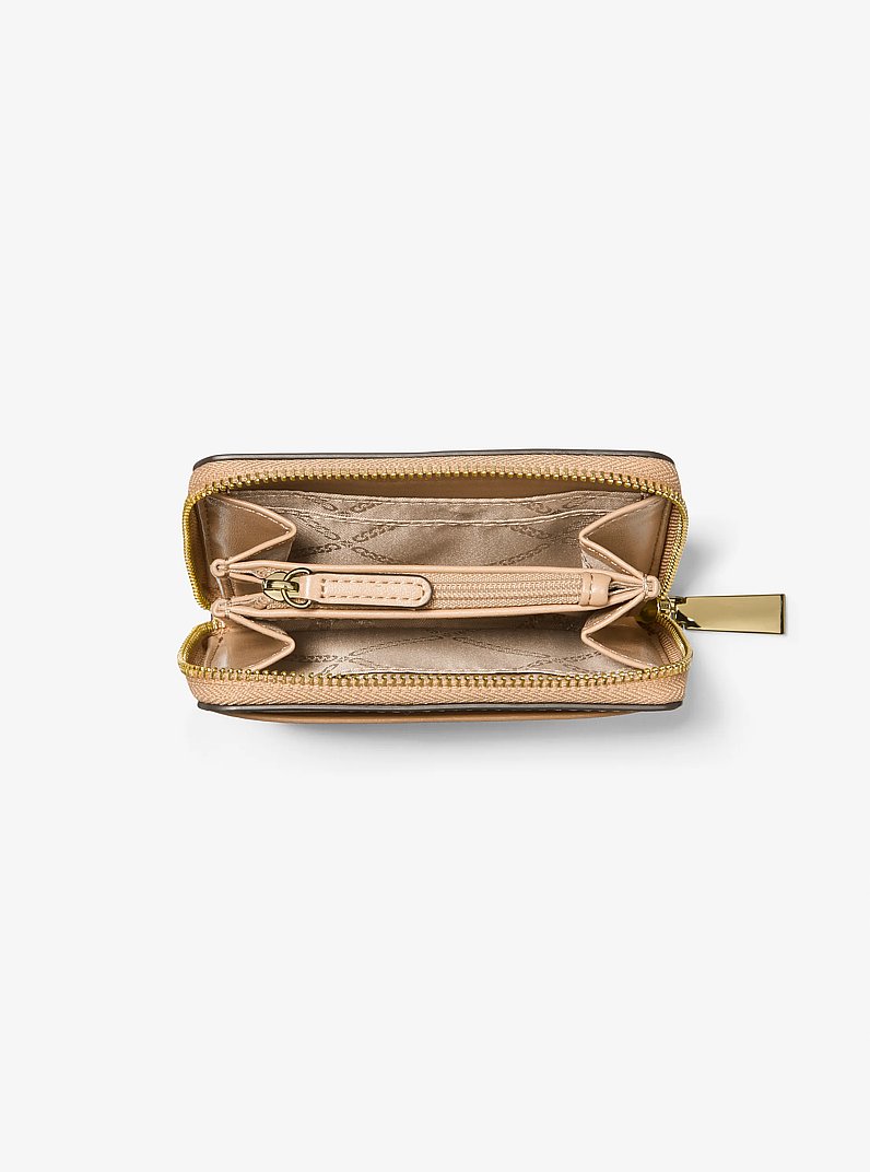 Jet Set Small Logo Wallet in CAMEL | Michael Kors