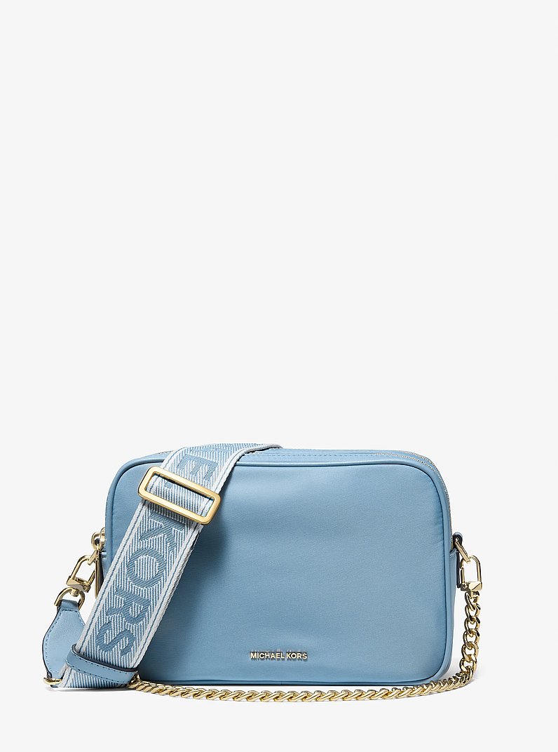 Geantă crossbody dreptunghiulară Bryant medie din nailon in CHEMBRICĂ | Michael Kors