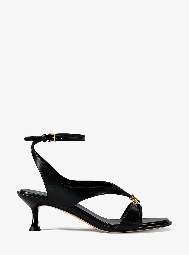 Sandalia Cherie de piel in NEGRO | Michael Kors