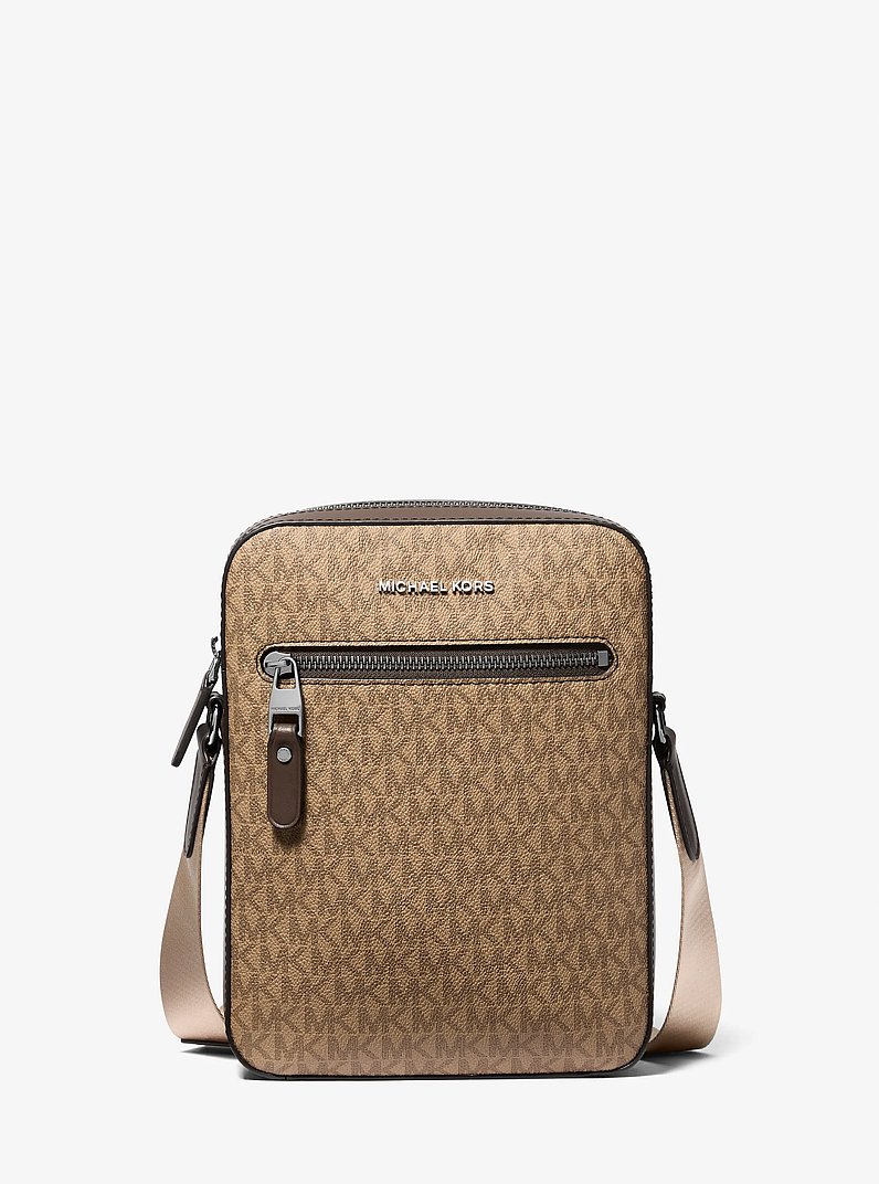 Sac d'avion Varick &agrave; logo in BOGUE | Michael Kors