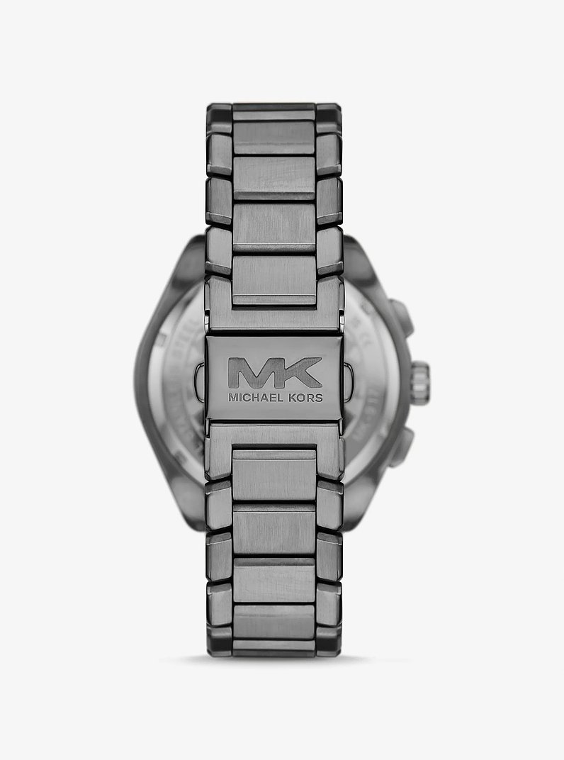 Oversized Accelerator 2.0 Gunmetal Watch in GUNMETAL | Michael Kors